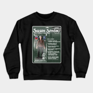 Susan Sontag Action Figure Crewneck Sweatshirt